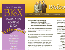 Tablet Screenshot of baumannkondasxu.com